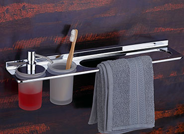 Towel Holder + Liquid Dispenser + Towel Bar